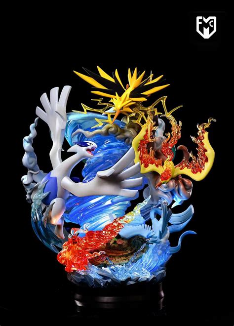 Pokemon MFC Studio Legendary Bird Pokemon Lugia Resin Statue Kaionation