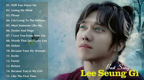 lee seung gi   songs lee seung gi collection youtube