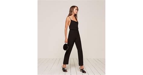 Reformation Plantain Jumpsuit In Black Lyst