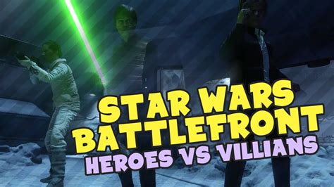 Star Wars Battlefront Heroes Vs Villians Gameplay YouTube