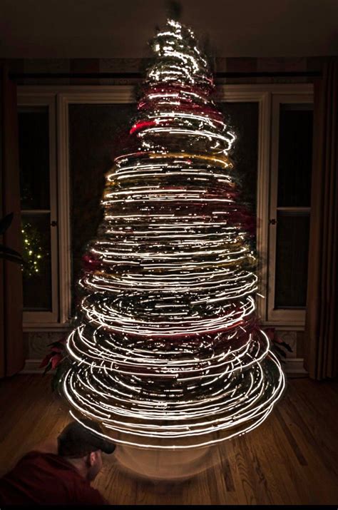 Christmas Tree Spinning Long Exposure Photography By Dan Anderson