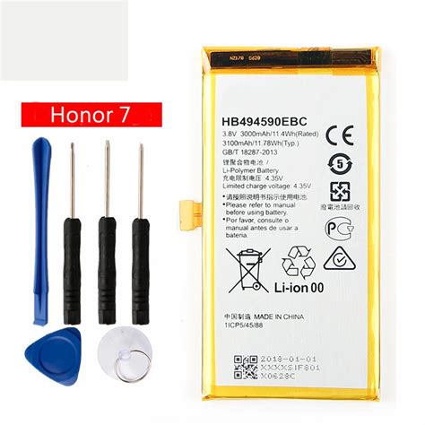 Original HB494590EBC Battery For Huawei Honor 7 Glory PLK AL10 PLK