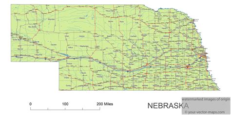 Nebraska 511 Road Conditions Map