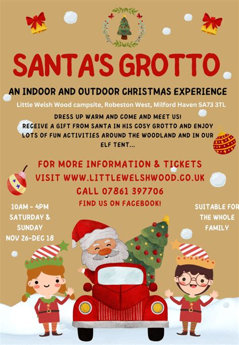 Santas Grotto And Woodland Christmas Experience At Little Welsh Wood