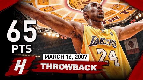 Kobe Bryant EPIC Full Highlights Vs Trail Blazers 2007 03 16 UNREAL