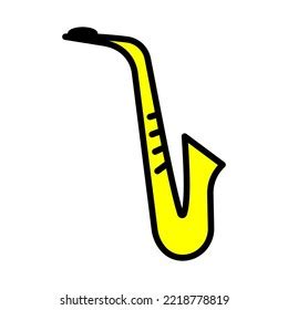 Isolated Saxophone Vector Icon Emoji Emoticon Stock Vector (Royalty Free) 2218778819 | Shutterstock