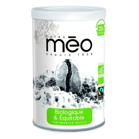 Meo Café Moulu Pur Arabica Bio La Boite De 250G