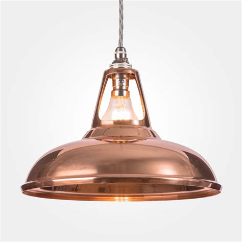 Coolicon Industrial Copper Pendant Light By Artifact Lighting