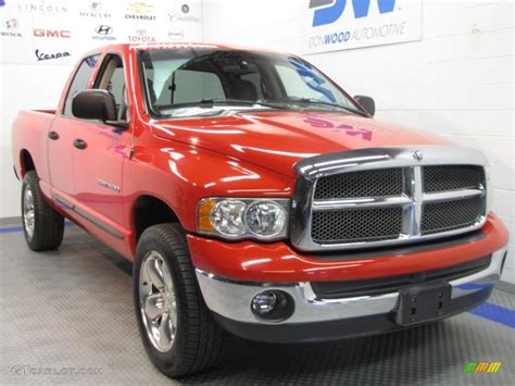 2002 Flame Red Dodge Ram 1500 St Quad Cab 4x4 37777483