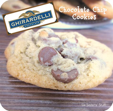 Ghirardelli Chocolate Chip Cookies Recipe | Six Sisters' Stuff