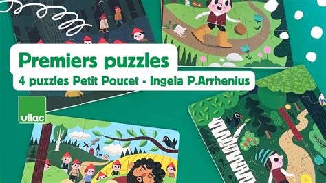 Puzzles Petit Poucet Ingela P Arrhenius Vilac Youtube