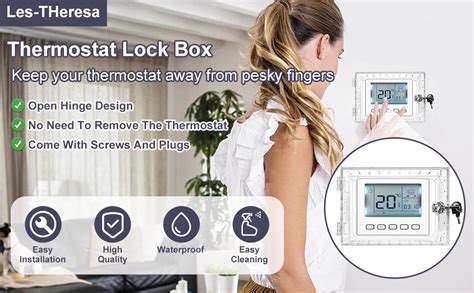 Thermostatschutz Thermostat Schutzabdeckung Mit Schl Ssel Acryl