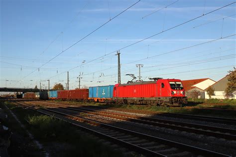 DB Cargo 187 083 1 Güterzug Graben Neudorf DB Cargo 187 0 Flickr