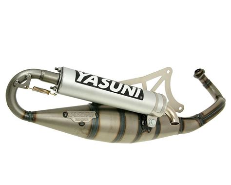 Piaggio Yasuni High Performance Scooter Exhaust In Aluminum Yasuni