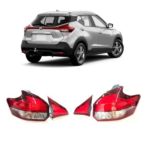 Conjunto Da Lanterna Traseira Para Lamas E Porta Malas Nissan Kicks