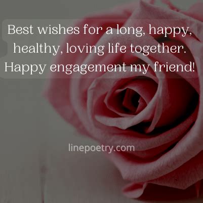 200+ Engagement Wishes For Friend & Colleague - Linepoetry