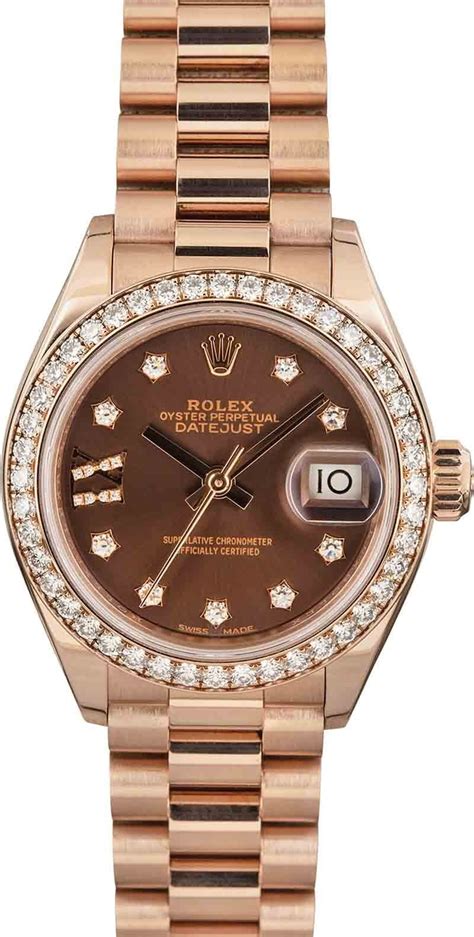 Rolex Women Rose Gold