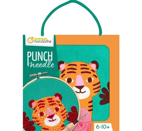 Punch Needle Set Tiger Vbs Hobby Bastelshop