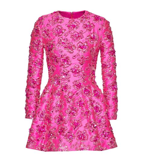 Valentino Flower Detail Mini Dress Harrods Fr