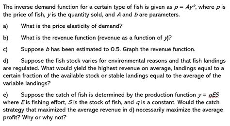 [Solved] The inverse demand function for a certain | SolutionInn