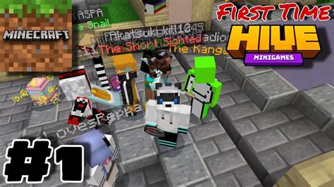 Minecraft Pe Hive Gameplay Walkthrough Part First Time Playing