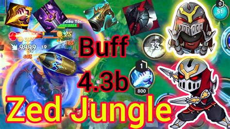 Tốc Chiến Wild Rift Zed được buff ở phiên bản 4 3b quá chi là ngon