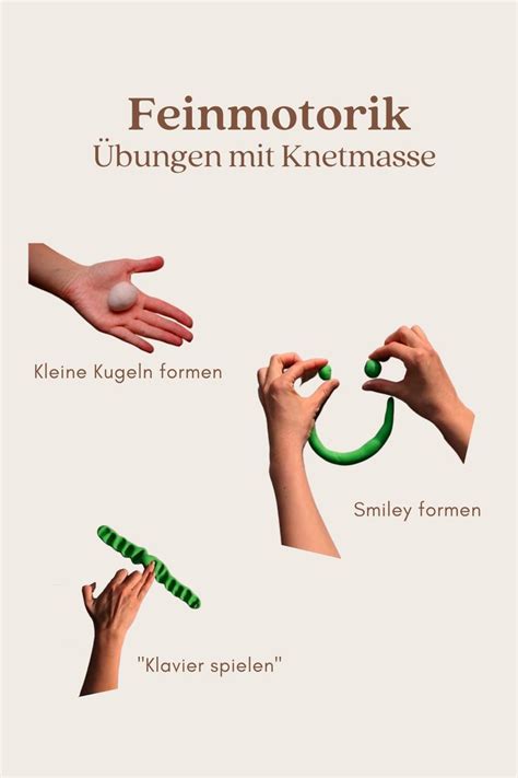 Feinmotorik Bungen Mit Knetmasse Physical Therapy Fine Motor Skills