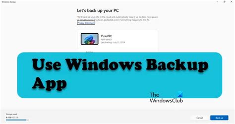 Fix The Backup Failed X Error On Windows