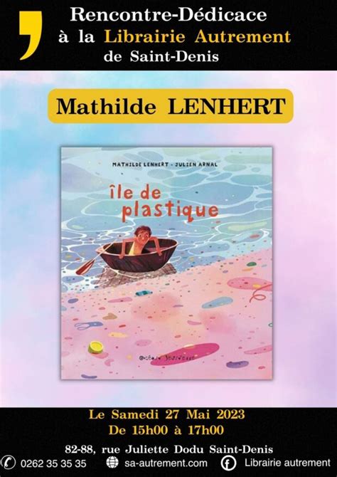 D Dicace De Mathilde Lenhert La R Union Des Livres