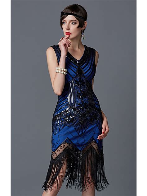 The Great Gatsby Charleston 1920s Roaring Twenties Vacation Dress