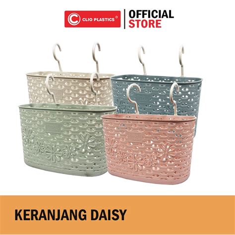 Jual Clio Keranjang Gantung Serbaguna Storage Basket Daisy Plastic