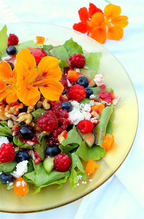 Fresh Summer Salad With Raspberry Vinaigrette Shifting Roots