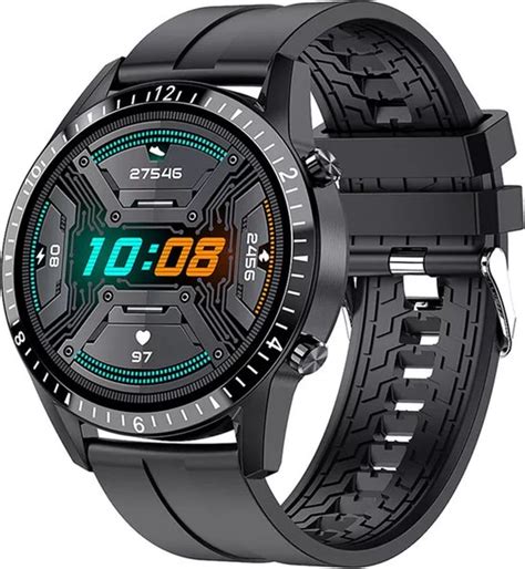 Tkyuan Smartwatch Heren And Dames Hd Touchscreen Horloge Stappenteller