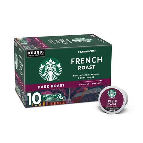 Starbucks French Roast Dark Roast Single Serve Coffee K Cups - Shop ...