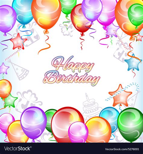 Happy Birthday Royalty Free Vector Image Vectorstock