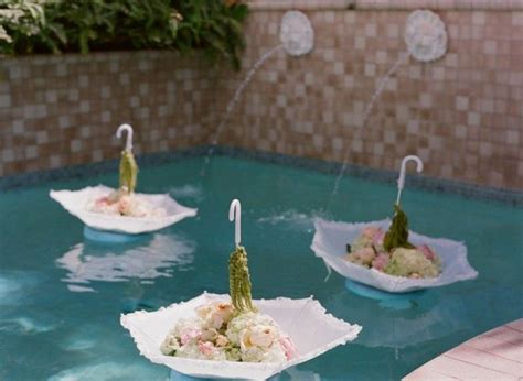 Splendid Floating Pool Decorations For Wedding Party Umbrella