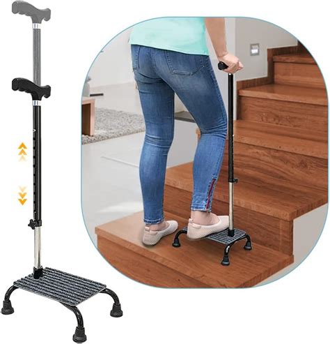 Stair Climbing Cane Half Step Stair Walker Aid Devices Stairway Lift