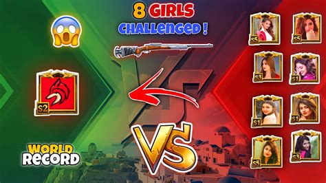 🔥 8 Girls Pro Players Challenged Me 😍 In New Mode 😈 Samsunga7a8j4j5