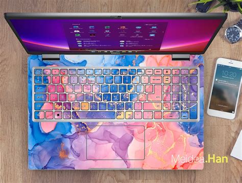 Hp Laptop Skin Envy X360 Personalized Customizable Watercolor Etsy