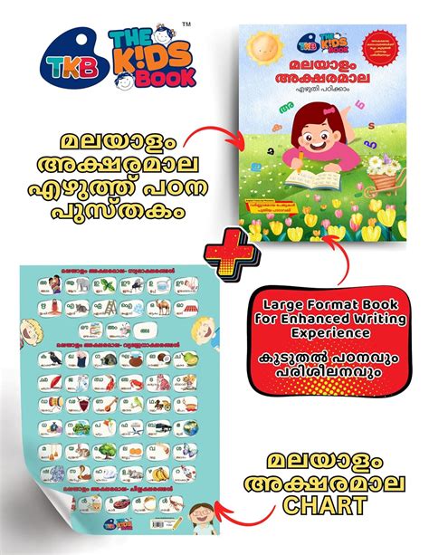 Buy മലയാളം അക്ഷരമാല MALAYALAM AKSHARAMALA Malayalam Alphabet Writing ...