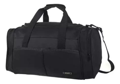 Bolso Viaje Gym Reforzado Bolsillos Bossi Doble Manija 76521