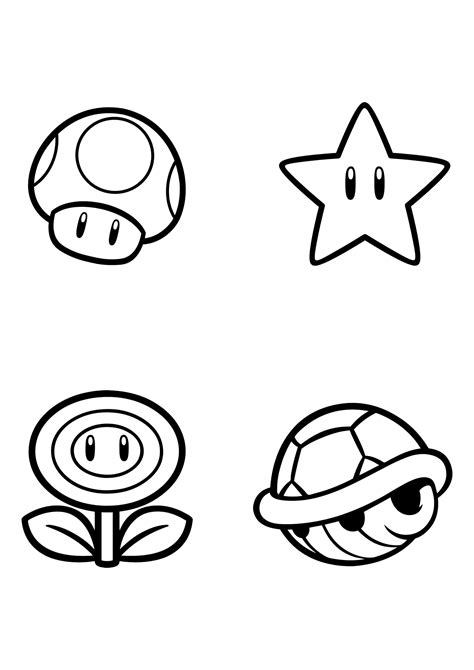 Dibujos Mario Bros Para Colorear Im Genes Se Imprimen Gratis