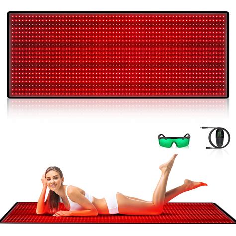 Red Light Therapy Mat Yasinaner Infrared Light Therapy Pad For Full