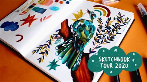 Strathmore Mixed Media Sketchbook Tour Youtube