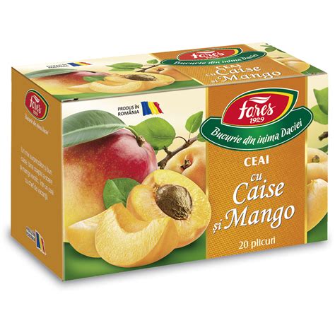 Ceai Cu Caise Si Mango Plicuri Fares Farmacia Tei Online