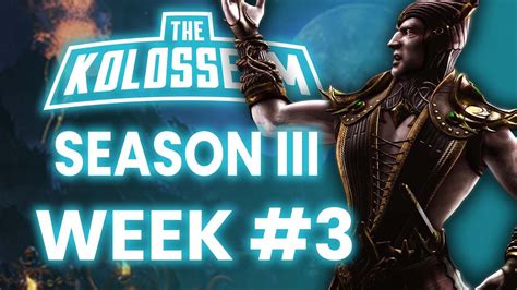 Kolosseum Season Week Mortal Kombat X Top Youtube