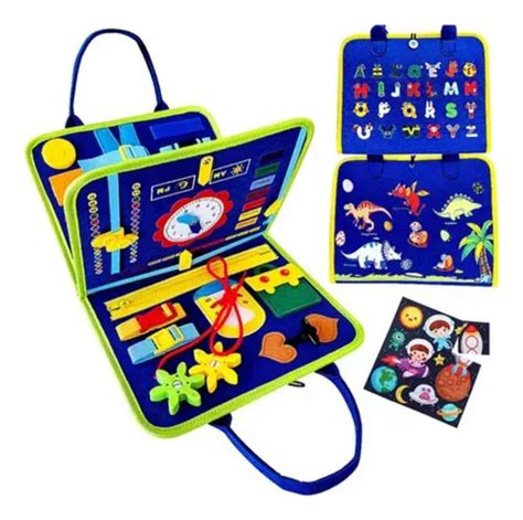 Juego De Juguetes Sensoriales Busy Board Para Ni Os Autistas Cuotas