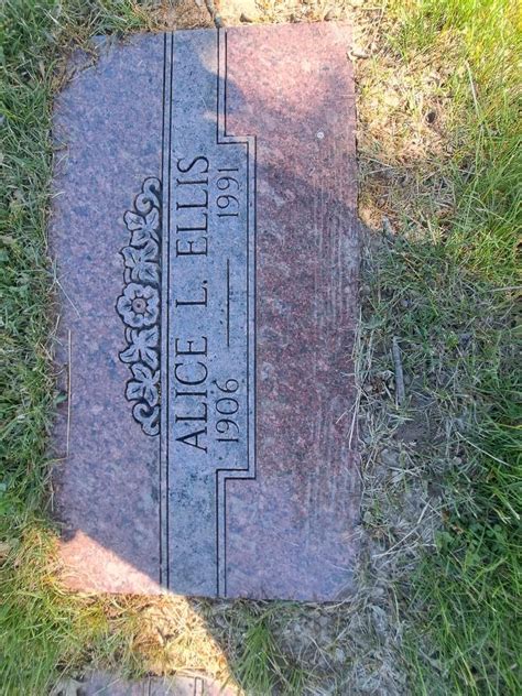 Alice Lee Brazzell Ellis Memorial Find A Grave