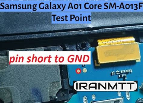 test point تست پوینت سامسونگ A01 CORE SM-A013F