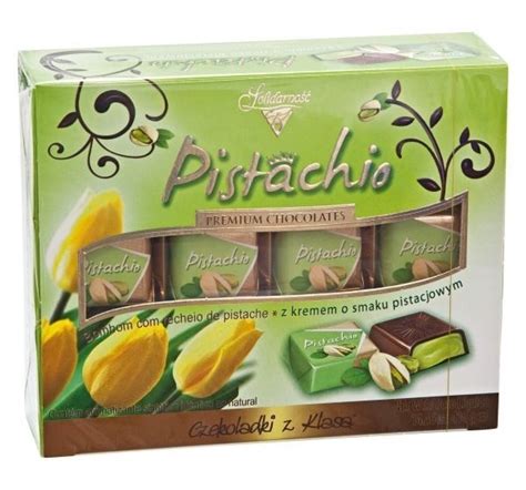 Chocolate Premium Pistache Importado Da Polônia 400g R 53 69